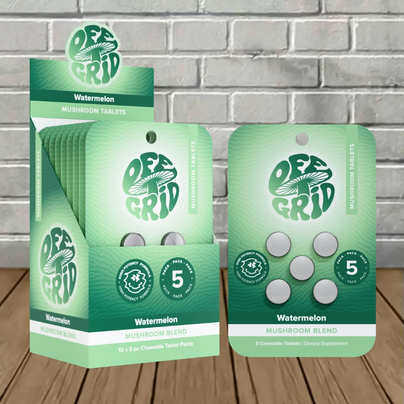 Off Grid High-Potency Mushroom Blend Tablets 5ct - Image 9