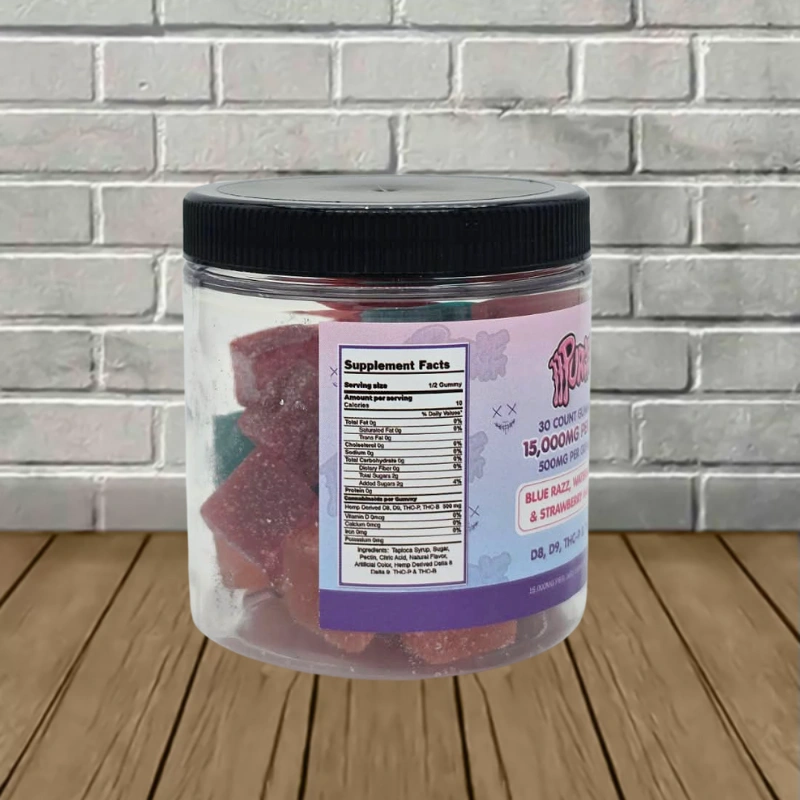 PPPurge Gummy Party Jar Blend D8 | D9 | THCp | THCb 15000mg - Image 4