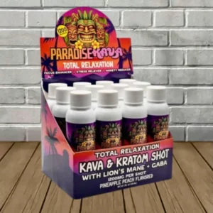 Paradise Kava Kava + Kratom Liquid Extract Shot 2oz - Image 3