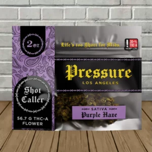 Pressure LA Shot Caller Premium THCa Flower 2oz — DISCONTINUED - Image 3