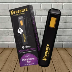 Pressure LA Aces THCa Liquid Diamonds + THCp Disposable 1g - Image 3