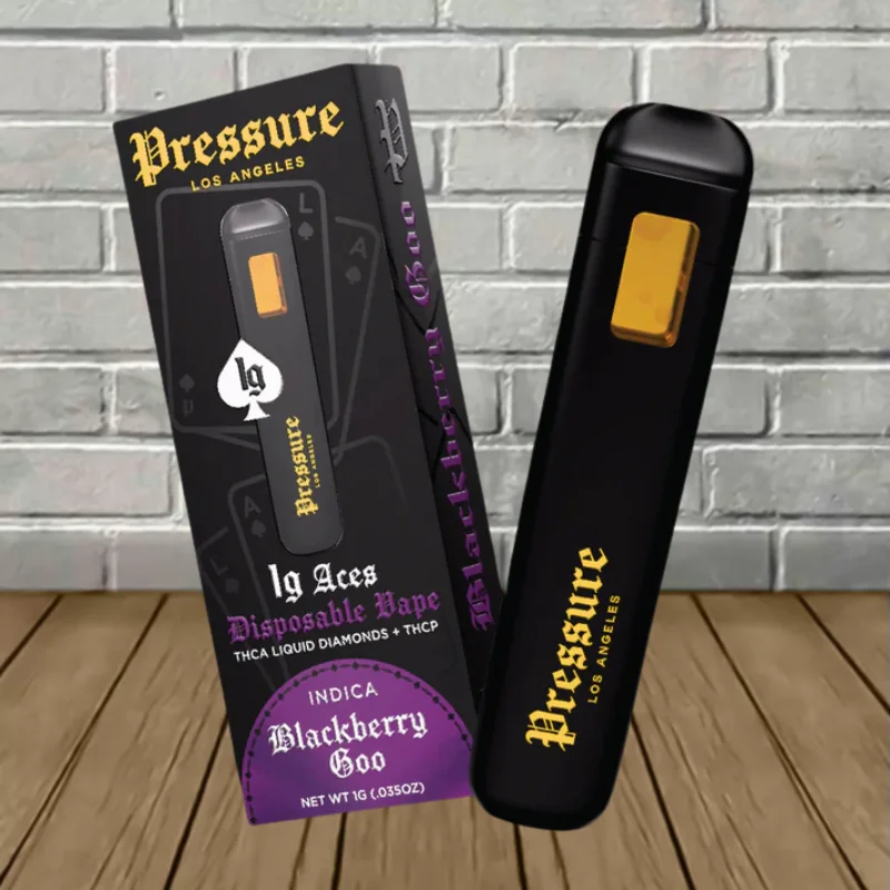 Pressure LA Aces THCa Liquid Diamonds + THCp Disposable 1g - Image 3