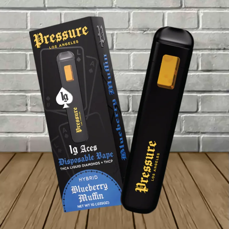 Pressure LA Aces THCa Liquid Diamonds + THCp Disposable 1g - Image 4
