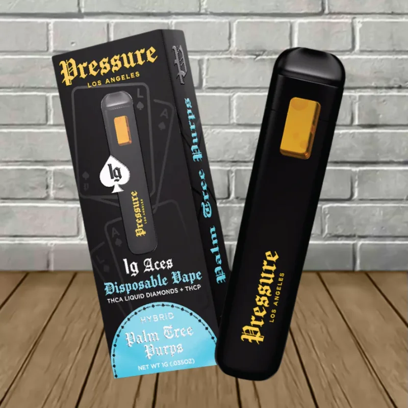 Pressure LA Aces THCa Liquid Diamonds + THCp Disposable 1g - Image 2