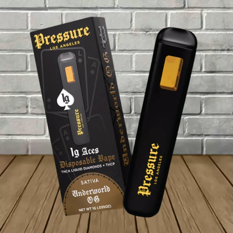 Pressure LA Aces THCa Liquid Diamonds + THCp Disposable 1g - Image 7