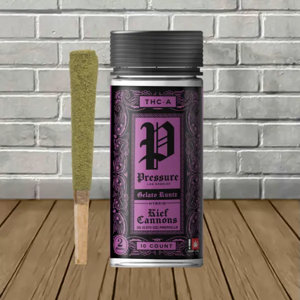 Pressure LA Kief Cannons 2g THCa Pre-Rolls 10ct — DISCONTINUED - Image 4