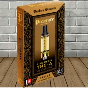 Pressure LA Live Resin THCa Vape Cartridge 3.5g - Image 9