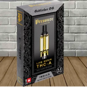 Pressure LA Live Resin THCa Vape Cartridge 3.5g - Image 8