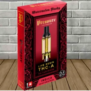 Alternative view of Pressure LA Live Resin THCa Vape Cartridge 3.5g