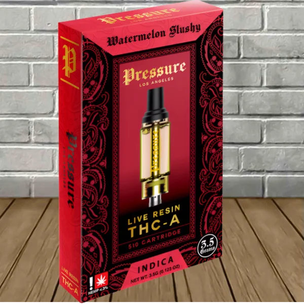 Pressure LA Live Resin THCa Vape Cartridge 3.5g - Image 2