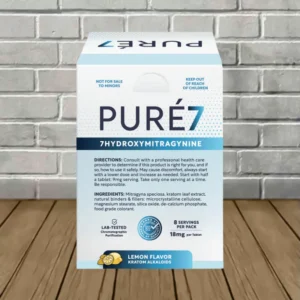 Alternative view of Pure7 7-Hydroxymitragynine Extract Tablets Full Case 10ct — DISCONTINUED