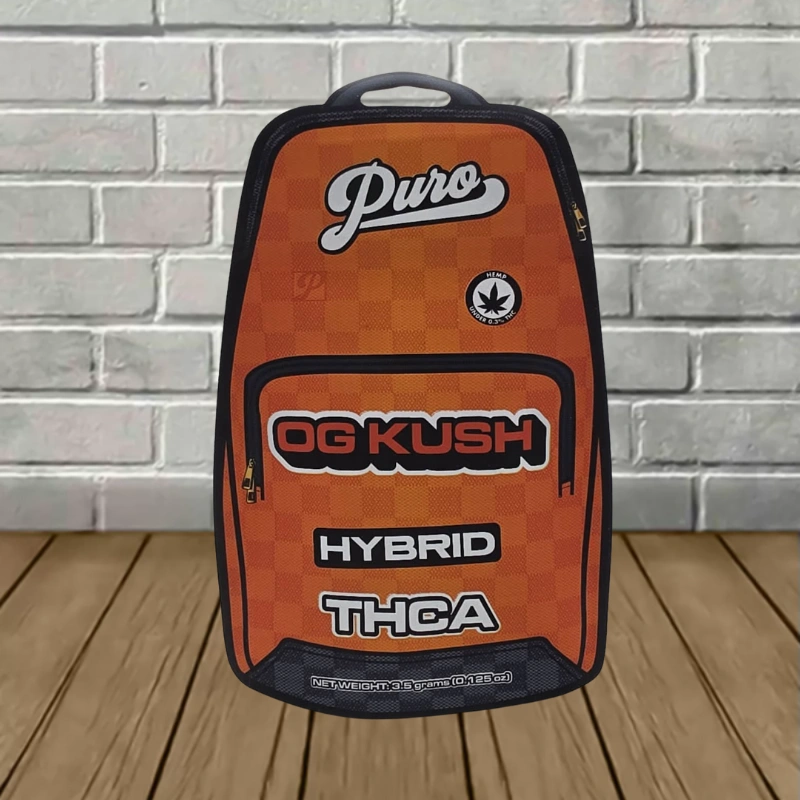 Puro Silver Tier THCa Flower Backpack Bag 3.5g - Image 4