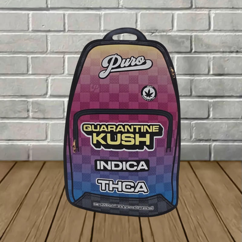 Puro Silver Tier THCa Flower Backpack Bag 3.5g