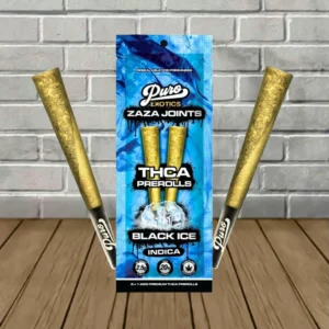 Alternative view of Puro Exotics ZAZA THCa Prerolls 2.5g