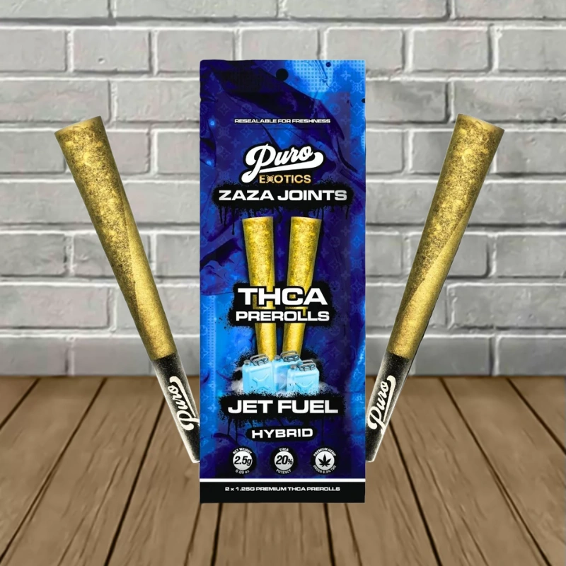 Puro Exotics ZAZA THCa Prerolls 2.5g