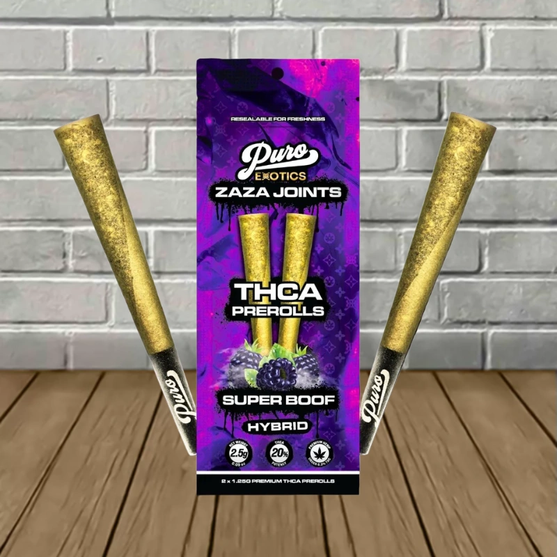Puro Exotics ZAZA THCa Prerolls 2.5g - Image 7