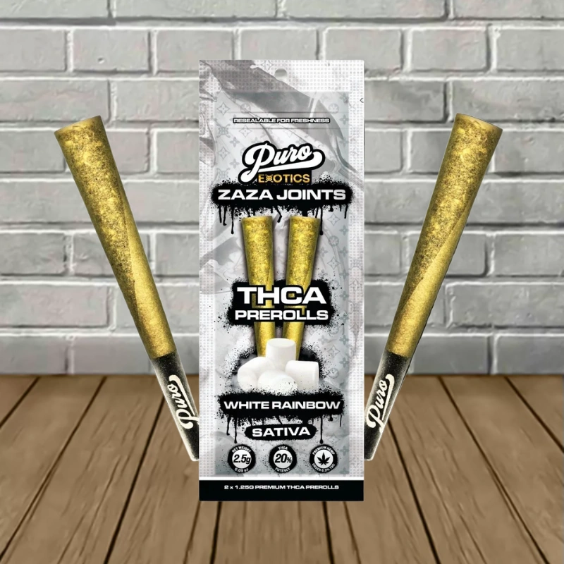 Puro Exotics ZAZA THCa Prerolls 2.5g - Image 9