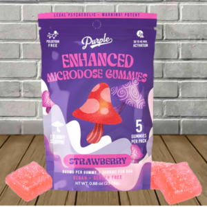 Purple Enhanced Microdose Mushroom Gummies — DISCONTINUED - Image 3