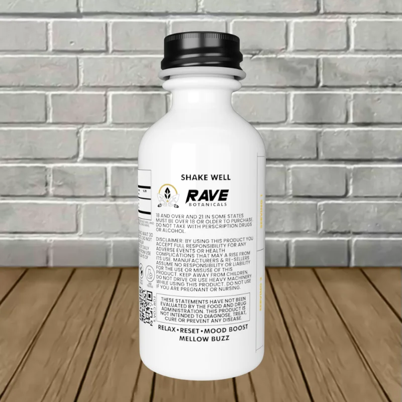 Rave Botanicals Kava Blend Liquid Extract Shot 2oz - Image 2