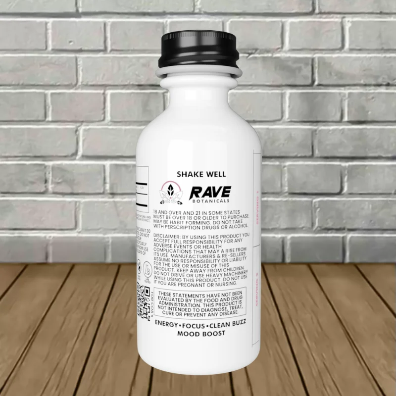 Rave Botanicals Kratom + Kava Blend Liquid Extract Shot 2oz - Image 2