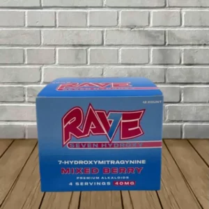 Rave Kratom Seven Hydroxy Liquid Extract Shot Case 12ct — DISCONTINUED - Image 4