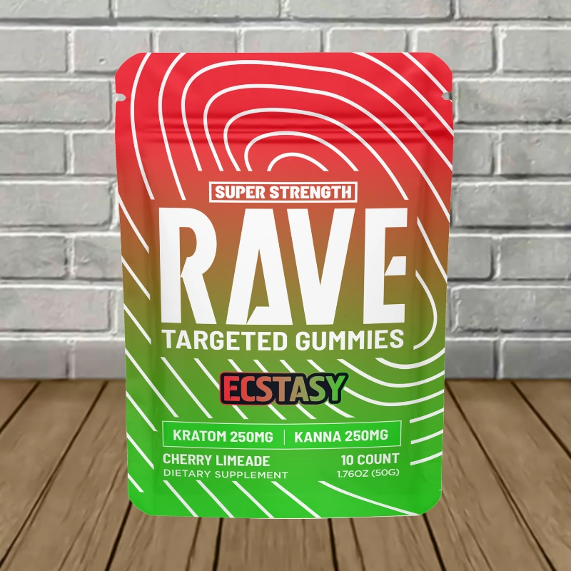 Rave Kratom Targeted Kratom Extract Gummies ECSTACY 250mg - Image 3