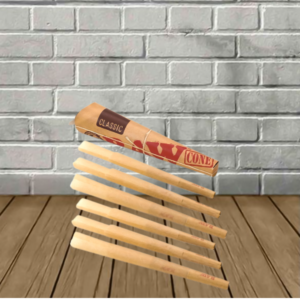 Alternative view of Raw Classic 1 1/4 Size Pre-Rolled Cones 6pk