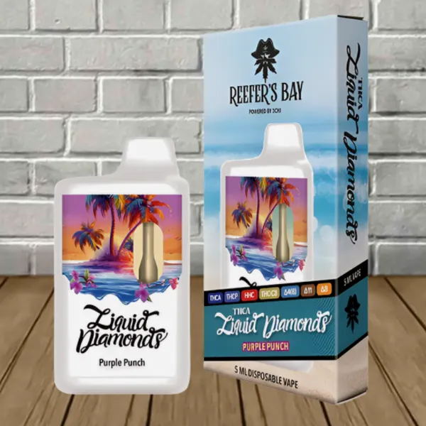 Reefer’s Bay THCa Liquid Diamonds Blend Disposable Vape 5ml — DISCONTINUED - Image 5