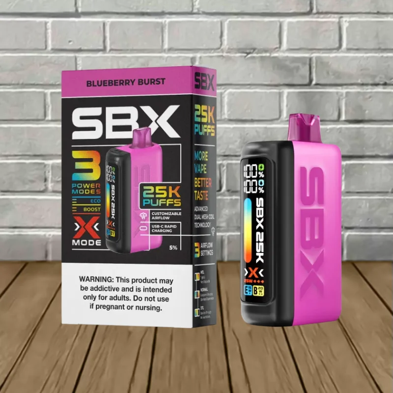 SBX 25k Puff Disposable Vape 20ml
