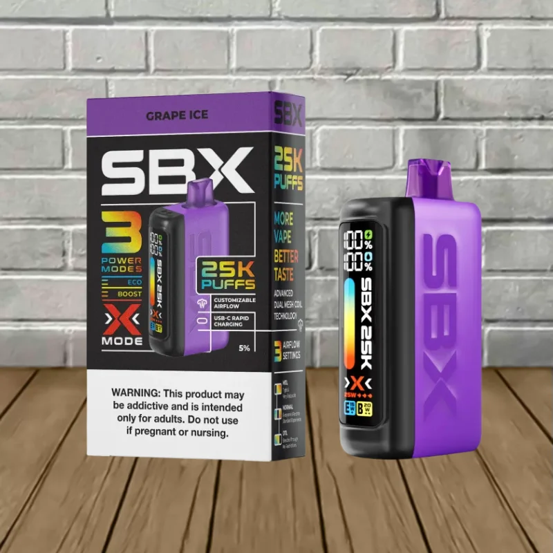 SBX 25k Puff Disposable Vape 20ml - Image 7