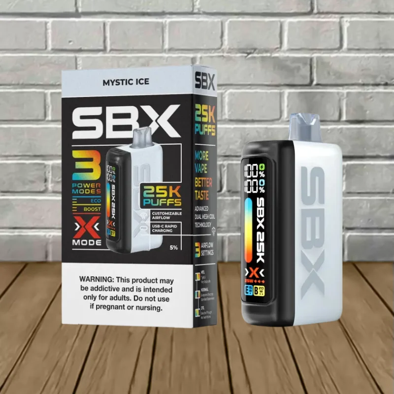 SBX 25k Puff Disposable Vape 20ml - Image 5