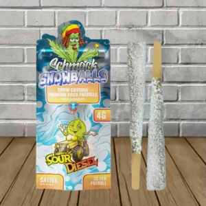 Schmack Snowballs THCa Diamond Prerolls 2x2g