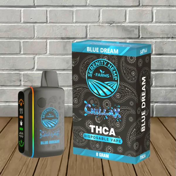 Serenity Hemp Farms Chillax THCa Disposable Vape 8g - Image 8