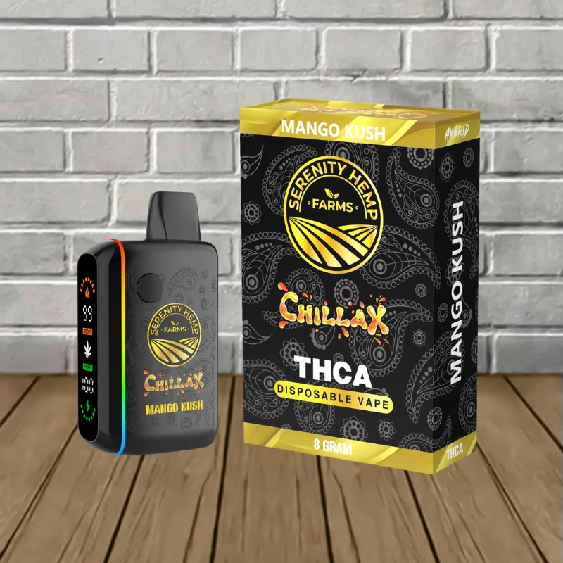 Serenity Hemp Farms Chillax THCa Disposable Vape 8g - Image 2