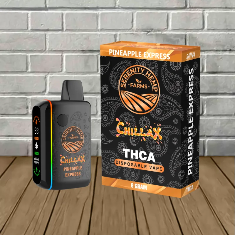 Serenity Hemp Farms Chillax THCa Disposable Vape 8g - Image 5
