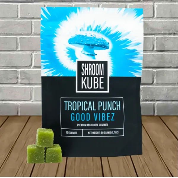 Shroom Kube Functional Mushroom Premium Microdose Gummies 10ct - Image 3