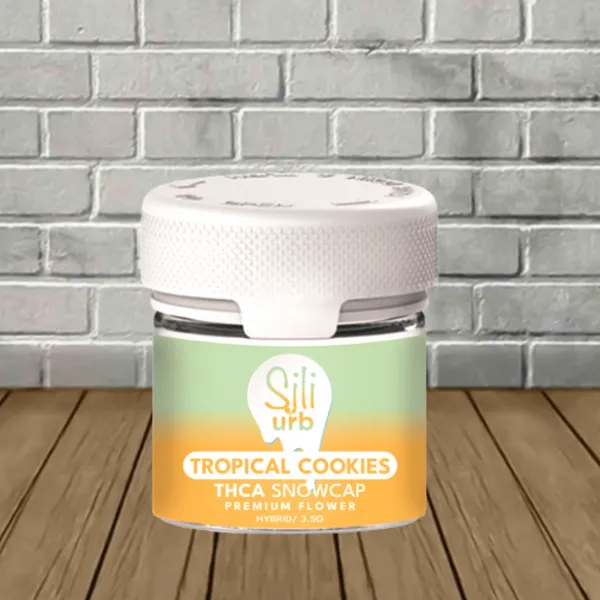 Sili x Urb Snowcap THCa Flower Jar 3.5g — DISCONTINUED - Image 2