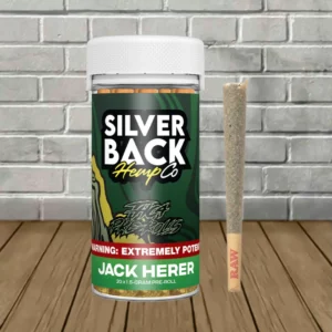 Alternative view of Silverback Hemp Co THCa Prerolls Jumbo Jar 20ct