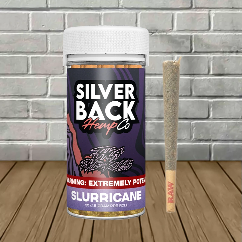 Silverback Hemp Co THCa Prerolls Jumbo Jar 20ct - Image 4