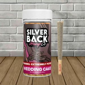 Silverback Hemp Co THCa Prerolls Jumbo Jar 20ct - Image 5