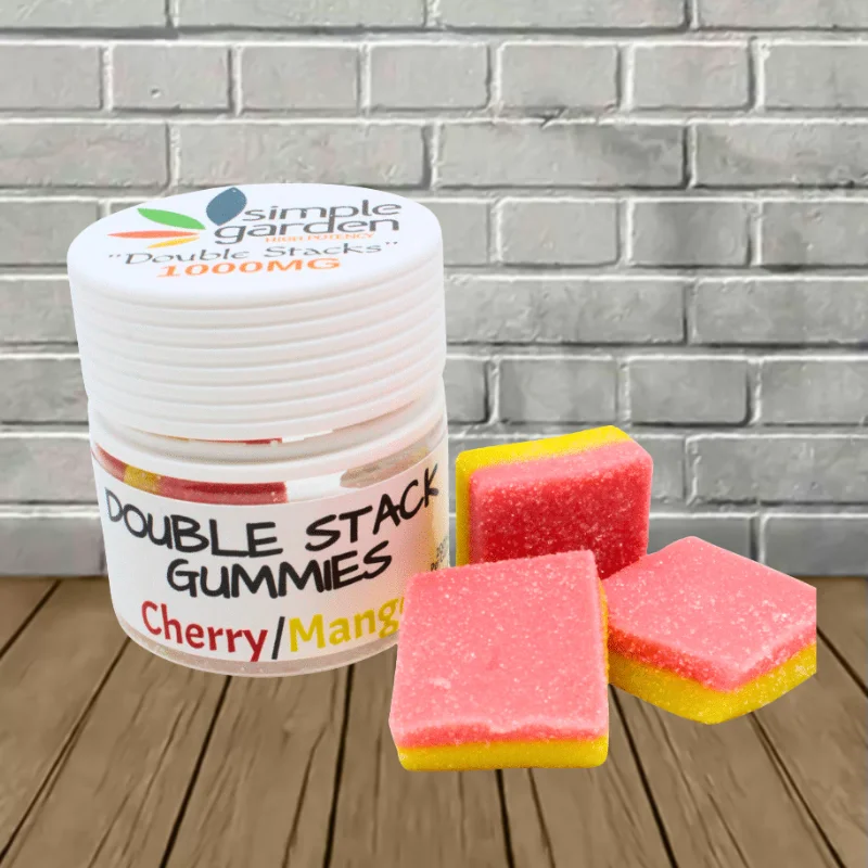 Simple Garden Double Stack Gummies 1000mg — DISCONTINUED - Image 2