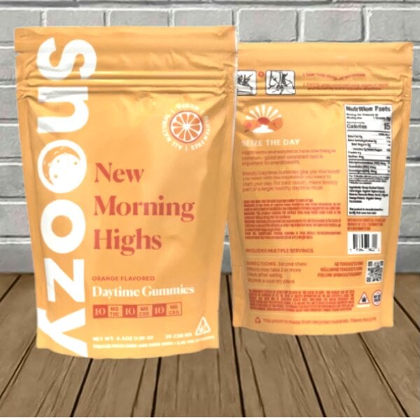 Snoozy New Morning Highs Delta 9 Gummies 200mg