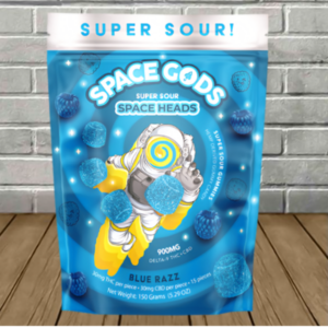 Alternative view of Space Gods Super Sour Space Heads Gummies 900mg