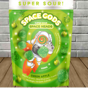 Space Gods Super Sour Space Heads Gummies 900mg - Image 4