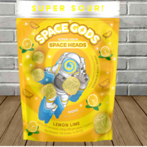 Space Gods Super Sour Space Heads Gummies 900mg - Image 5