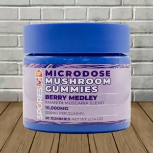 Alternative view of SporesMD Microdose Mushroom Gummies 10000mg