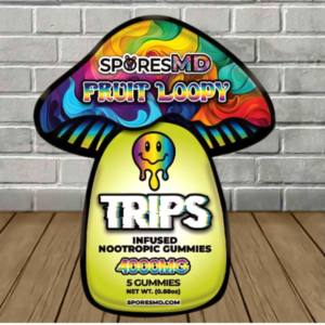 Alternative view of SporesMD Trips Infused Nootropic Gummies 4000mg