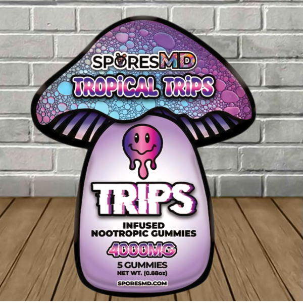 SporesMD Trips Infused Nootropic Gummies 4000mg - Image 6