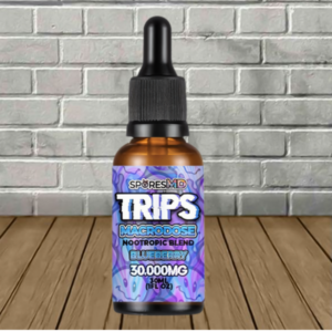 Alternative view of SporesMD Trips Macrodose Nootropic Infused Tincture 30000mg