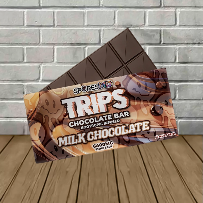 SporesMD Trips Nootropic Infused Chocolate Bar 6400mg - Image 4